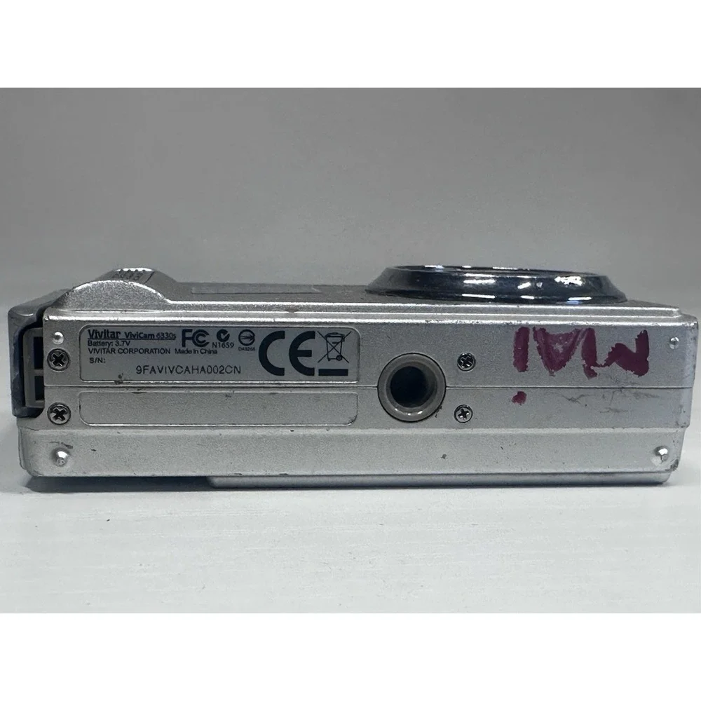 Vivitar ViviCam 6330s 6.2MP Digital Camera 3X Zoom Untested For Parts